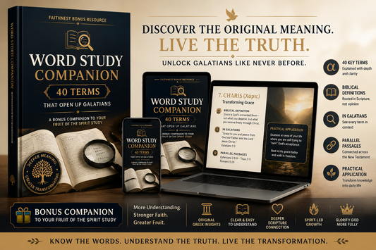 Word Study Companion — 40 Terms That Open Up Galatians